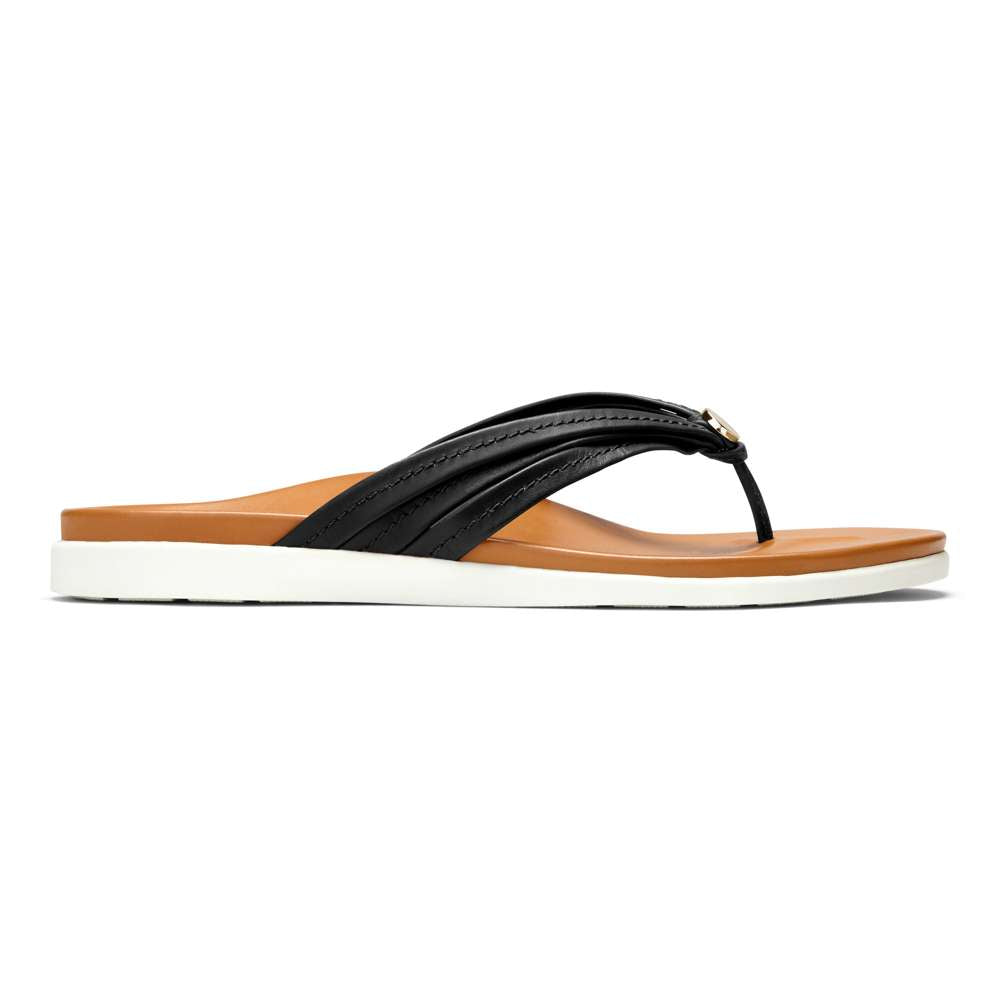Catalina Toe Post Sandal - Black