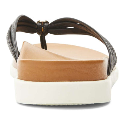Catalina Toe Post Sandal - Black