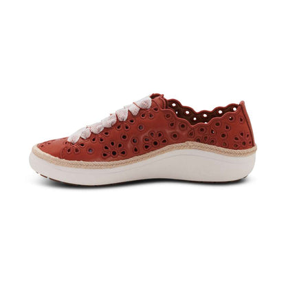 Charlotte Lace-Up Sneaker - Terracotta