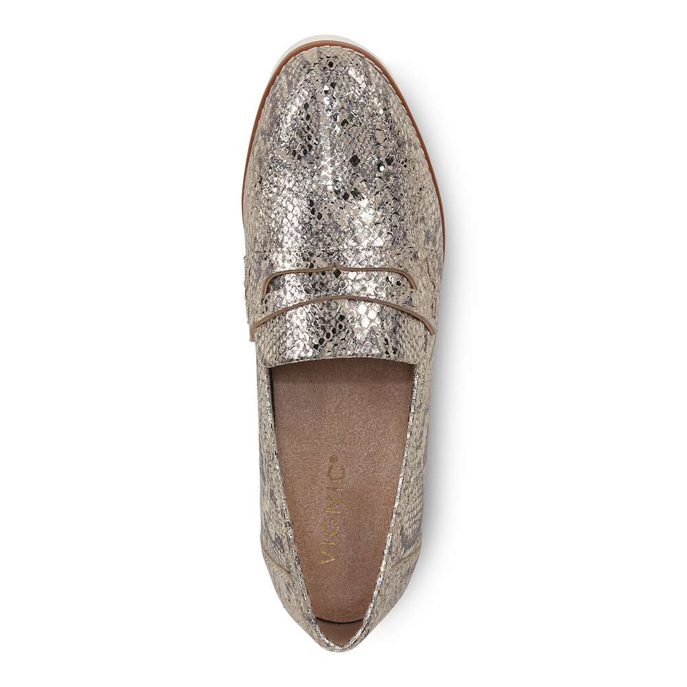 Cheryl 2 Loafer - Gold Snake