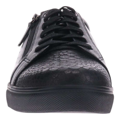 Cleo Zip Casual Sneaker - Black Multi