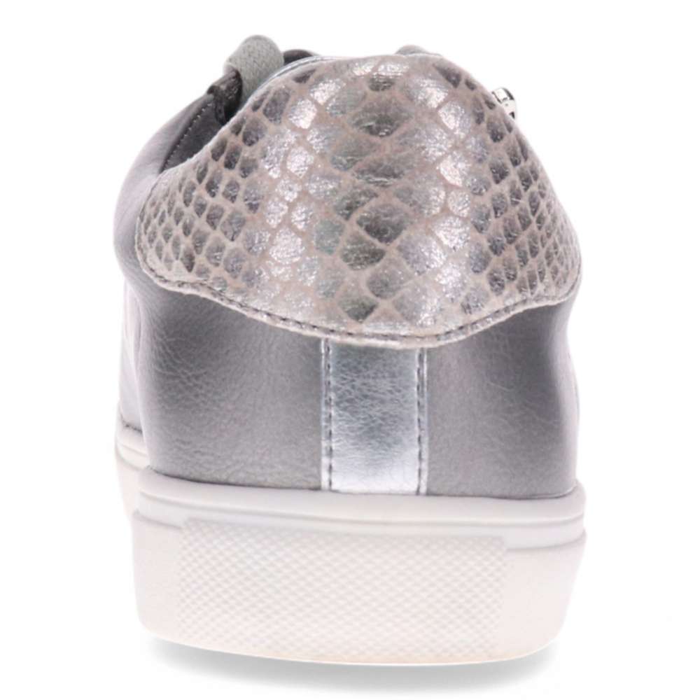 Cleo Zip Casual Sneaker - Pewter