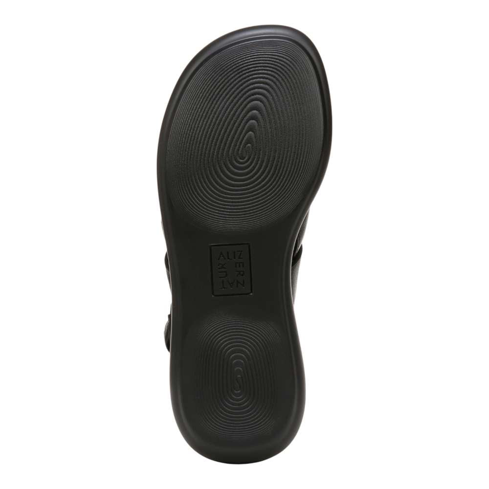 Coast Sandal - Black Tumble