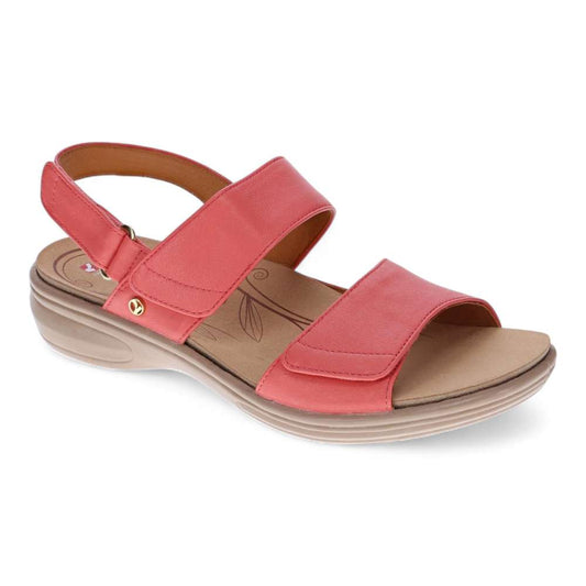 Como Adjustable Slingback Sandal - Coral