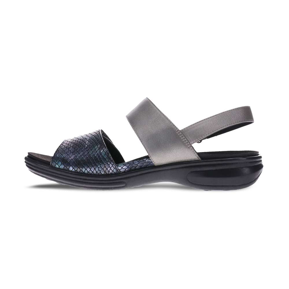 Como Adjustable Slingback Sandal - Slate/Slate Interest