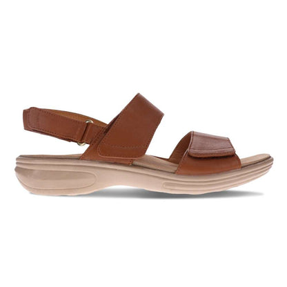 Como Adjustable Slingback Sandal - Tan