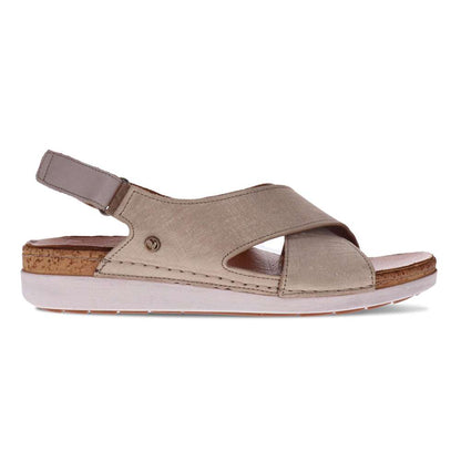 Cottesloe Slingback Sandal - Gold Linen