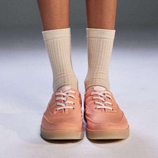 Lifestyle image for Cyan Slip-On Casual Sneaker - Shell Coral