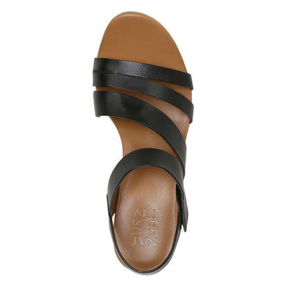 Cynthia Wedge Sandal - Black