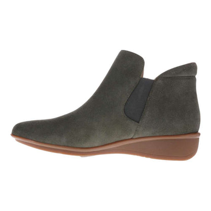 Damascus Wedged Boot - Moss Suede