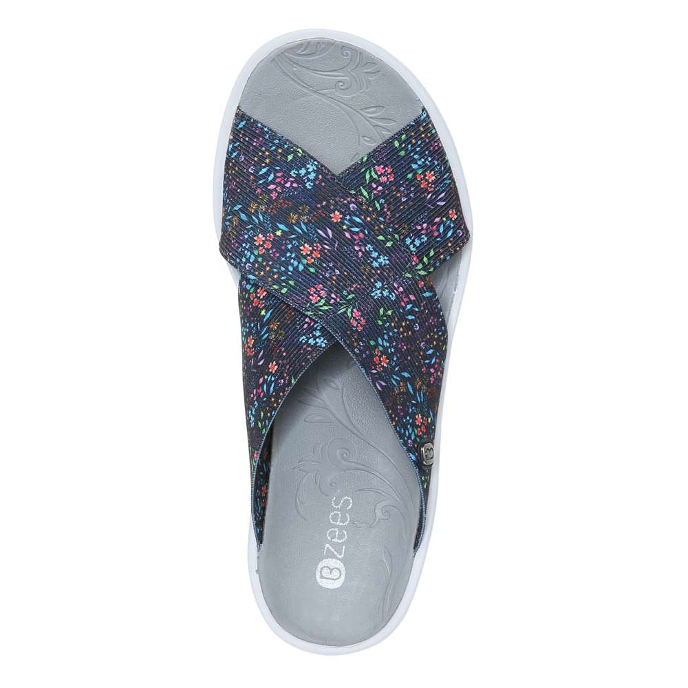Desire Slide - Navy Floral