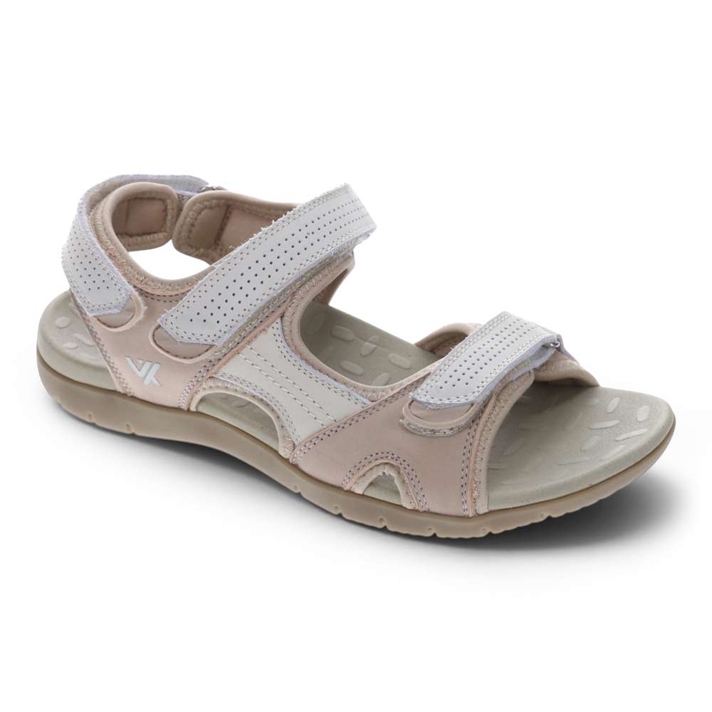 Explore Back Strap Sandal - Beige Multi