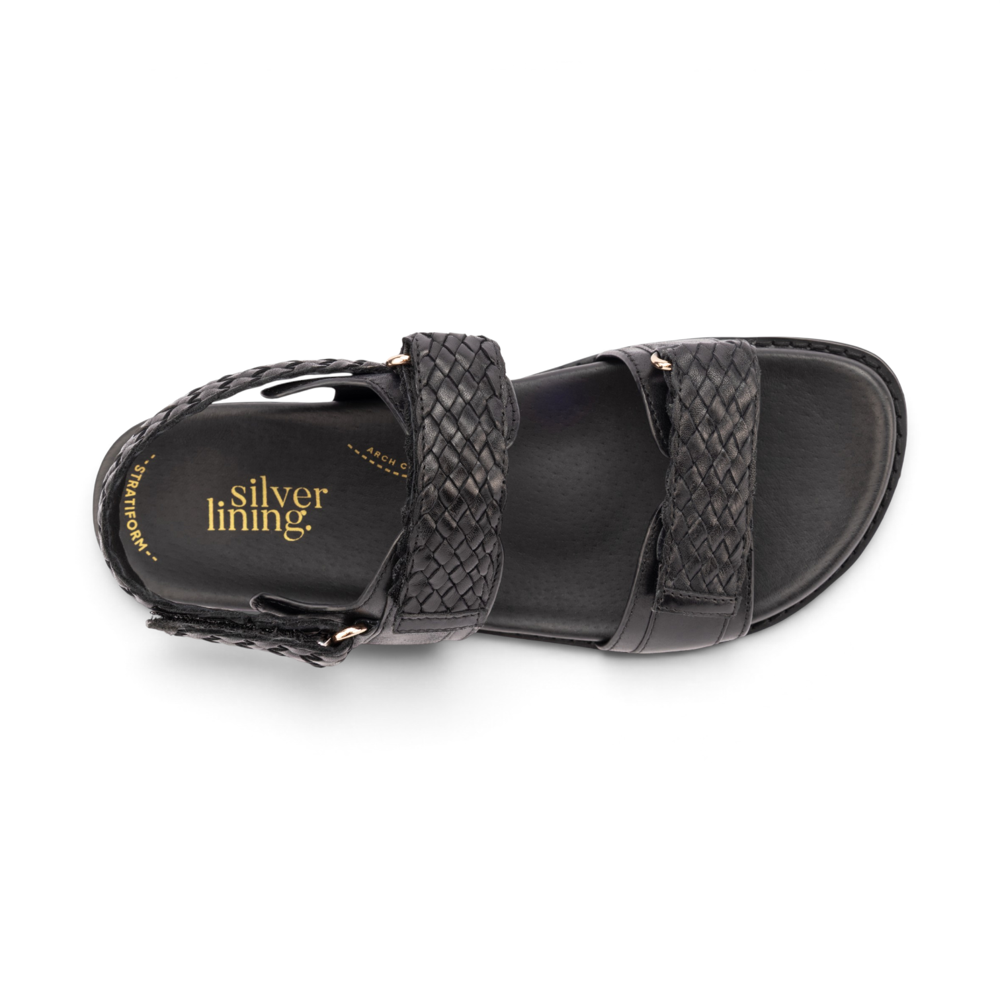 Findlay Weave Sandal - Black