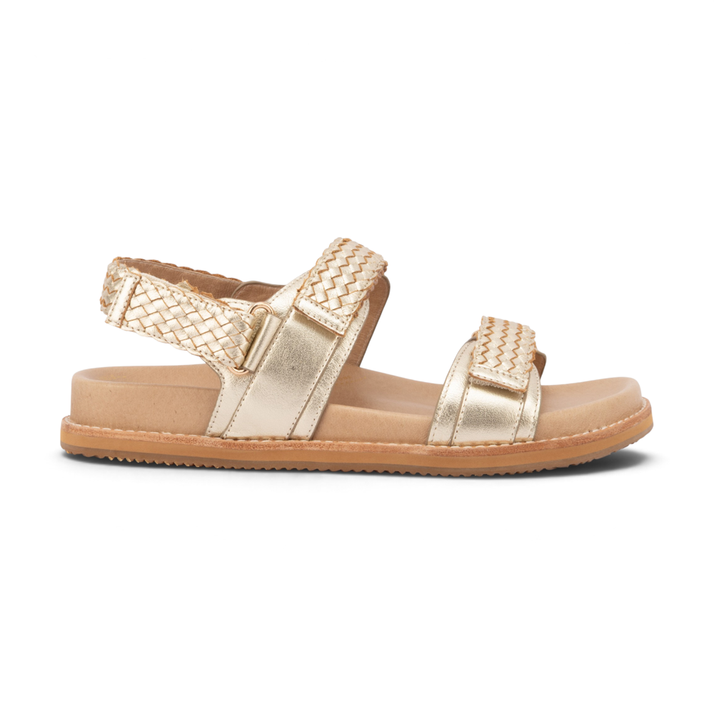 Findlay Weave Sandal - Gold