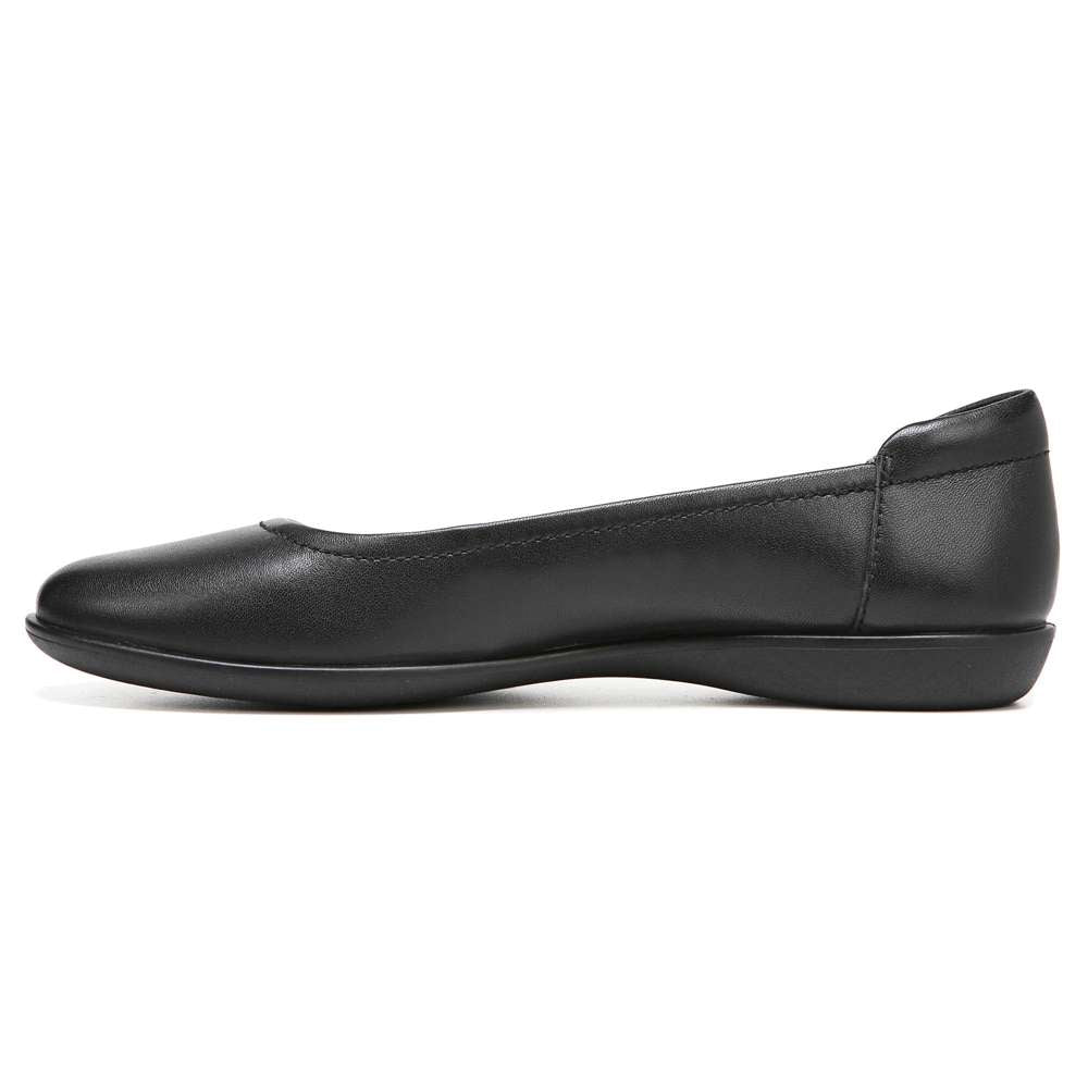 Flexy Flat - Black Leather
