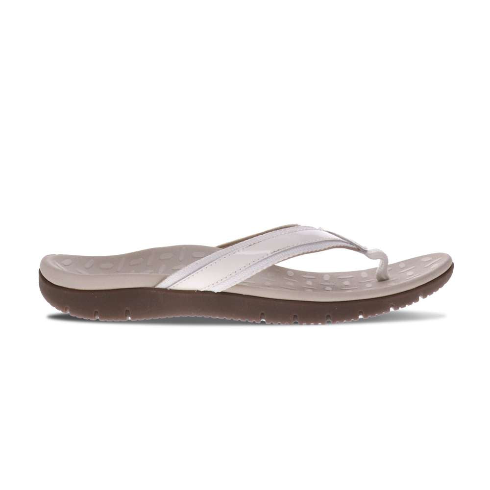 Focus Women's Active Toe Post Sandal - White