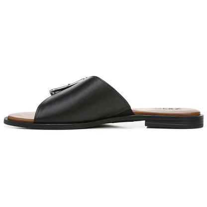 Forrest Slide - Black Leather