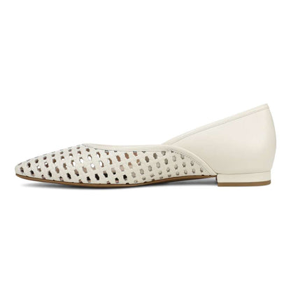 Gracia Woven Flat - Ivory