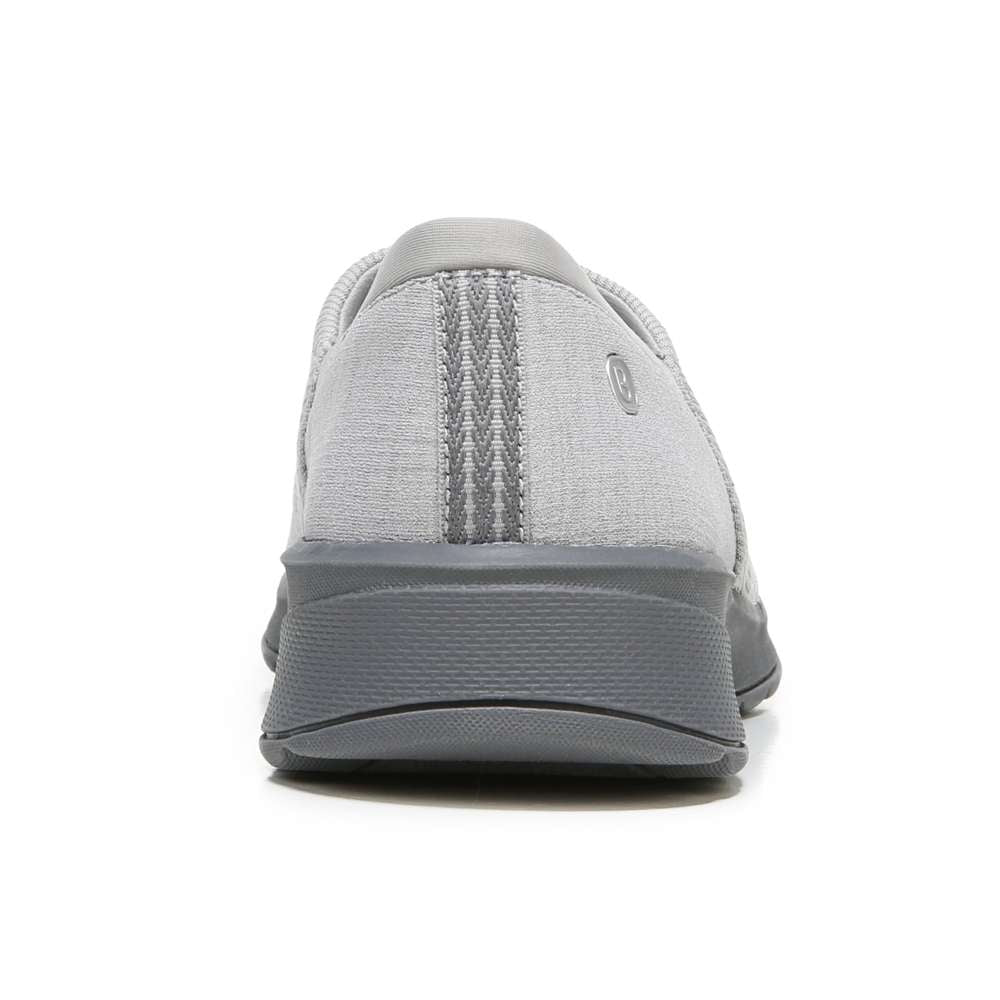 Gia Slip-On Casual Sneaker - Grey Knit