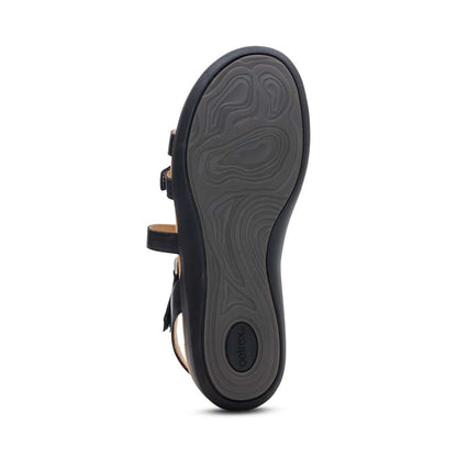 Hadley Adjustable Strap Sandal - Black