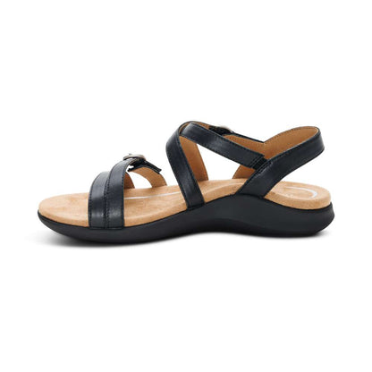 Hadley Adjustable Strap Sandal - Black