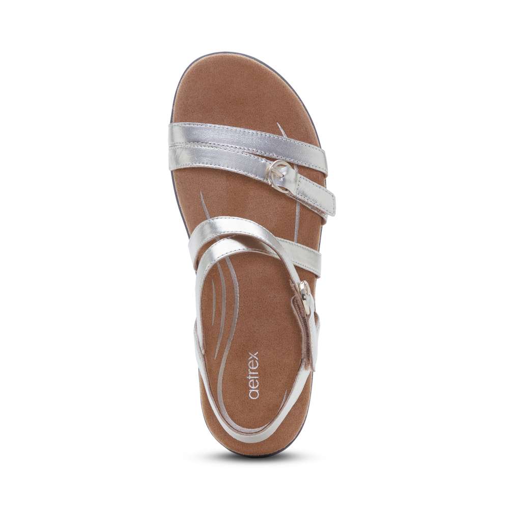 Hadley Adjustable Strap Sandal - Champagne