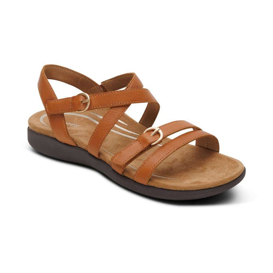 Hadley Adjustable Strap Sandal - Ginger