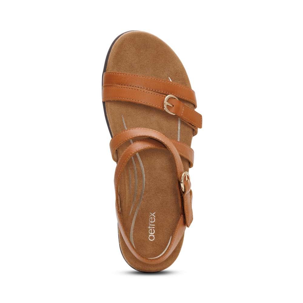 Hadley Adjustable Strap Sandal - Ginger