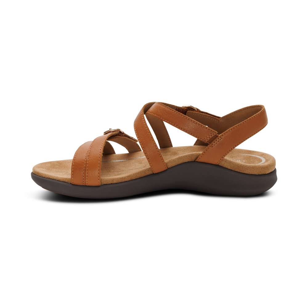 Hadley Adjustable Strap Sandal - Ginger
