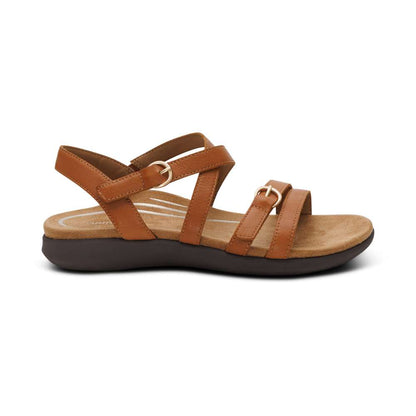 Hadley Adjustable Strap Sandal - Ginger