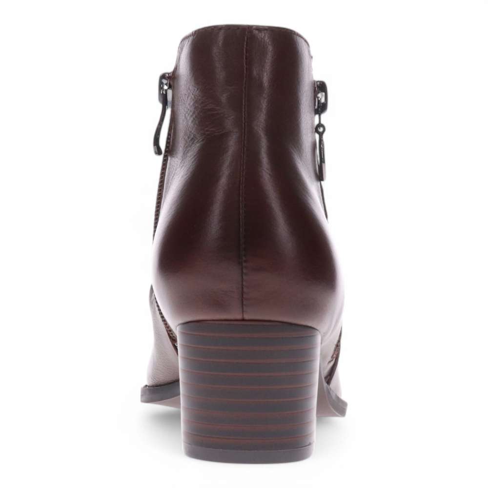 Haley Heeled Boot - Chocolate
