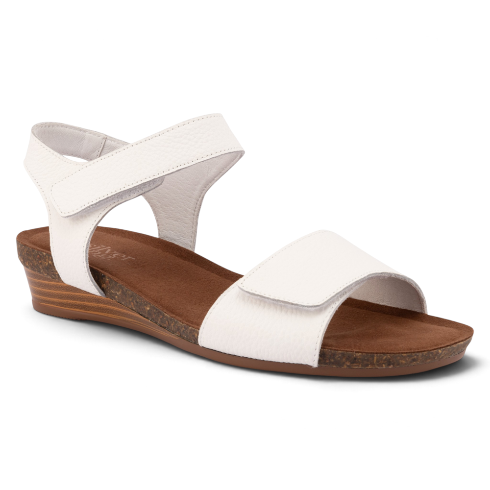 Happiness Wedge - White Pebble