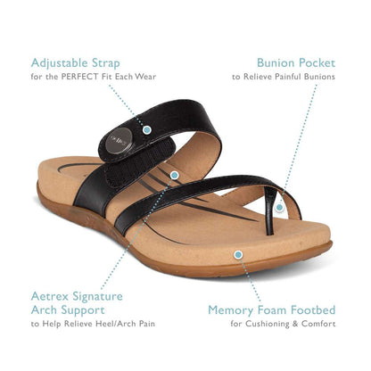 Izzy Slide Sandal - Light Gold