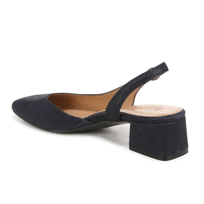 Jayla Slingback Heeled Sandal - Istmo Navy