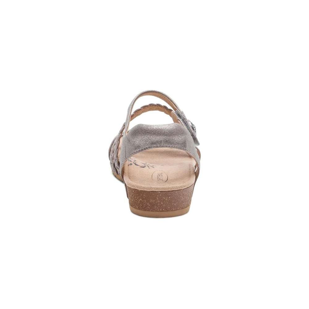 Jillian Braided Strap Sandal - Silver