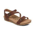 Jillian Braided Strap Sandal - Walnut