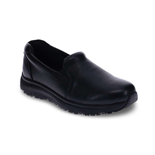 June Slip-On Work Shoe - Black