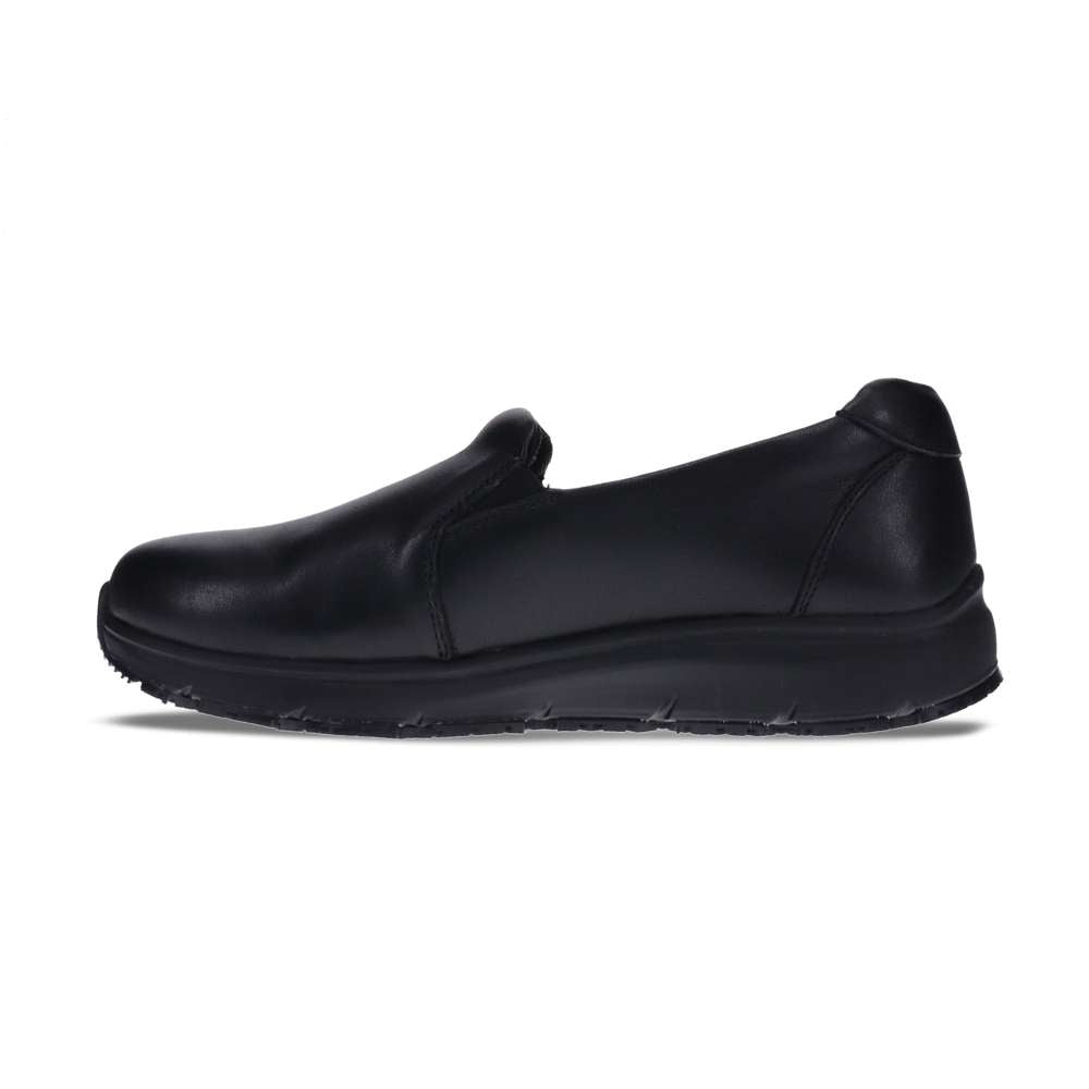 June Slip-On Work Shoe - Black