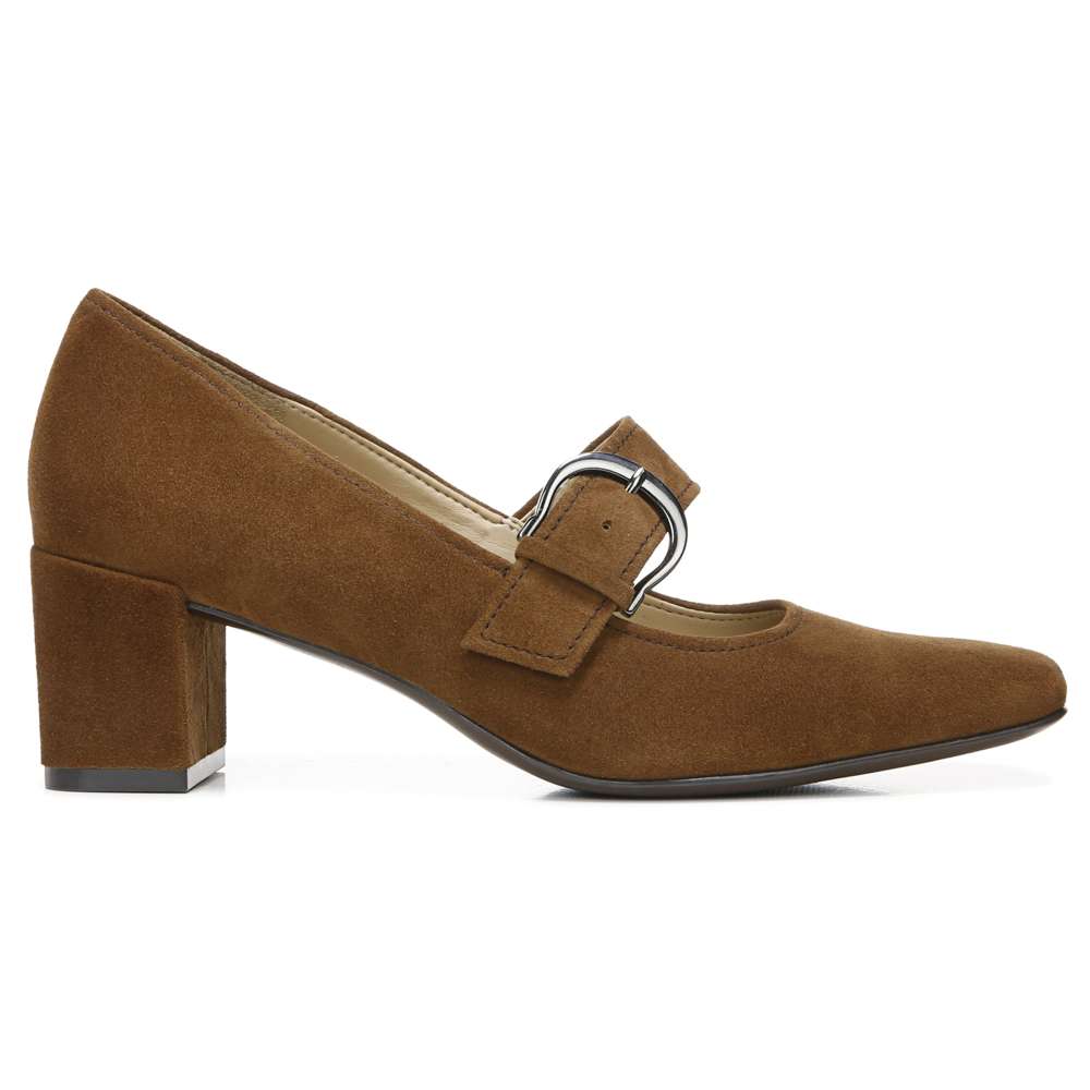 Karissa Mary-Jane Pump - Chestnut