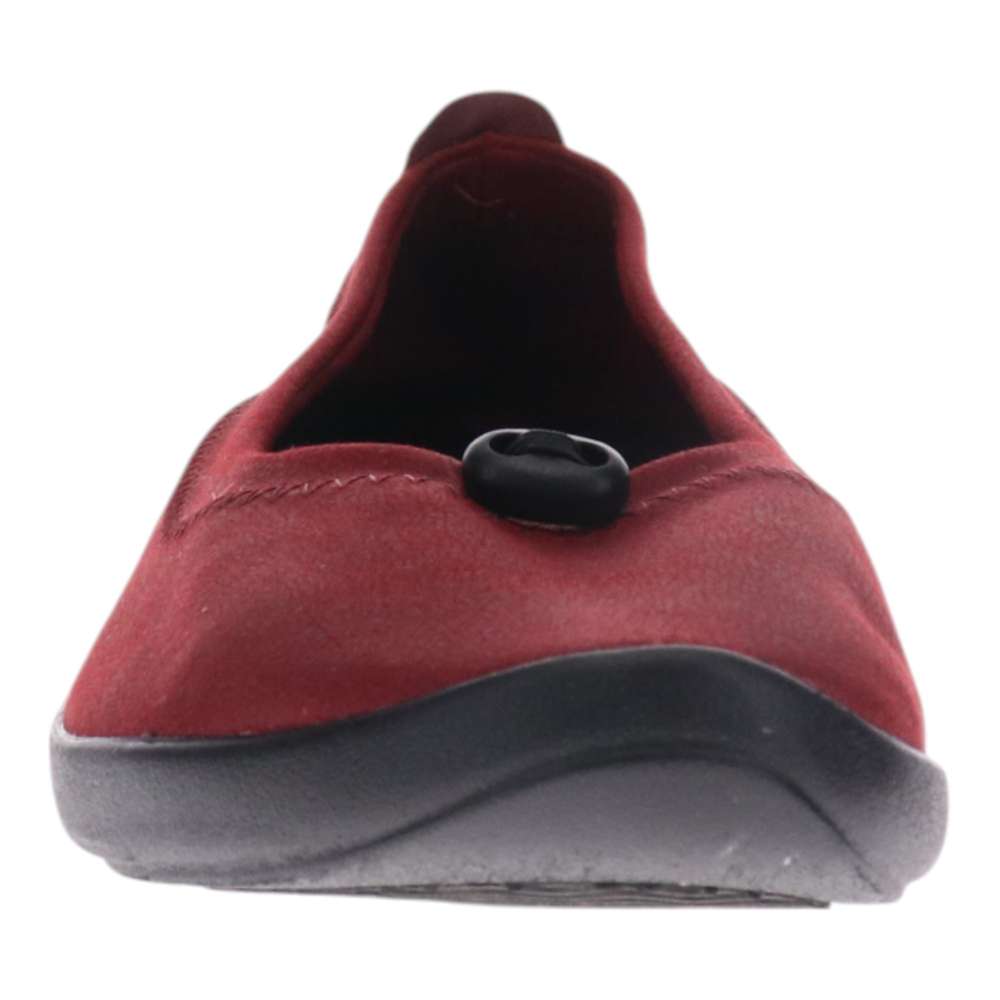 Kaylee Casual Slip-On - Dark Red