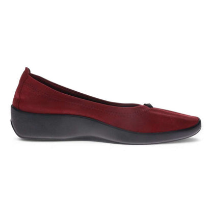Kaylee Casual Slip-On - Dark Red