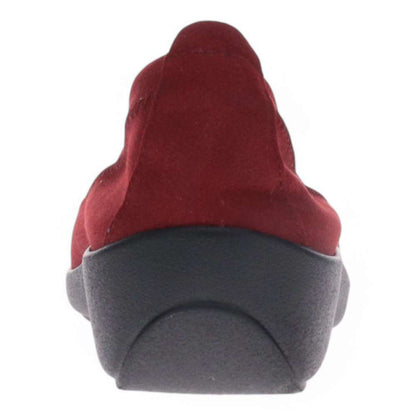 Kaylee Casual Slip-On - Dark Red