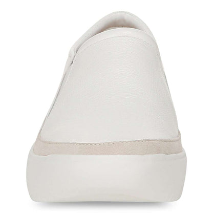 Kearny Platform Slip-On Casual Sneaker - White Leather