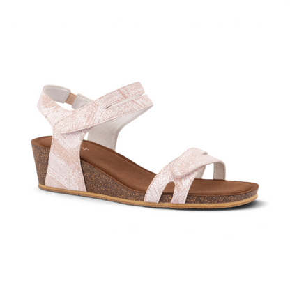 Kimberley Print Wedge - Himalayan Pink