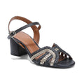 Kingston Heeled Sandal - Black Multi