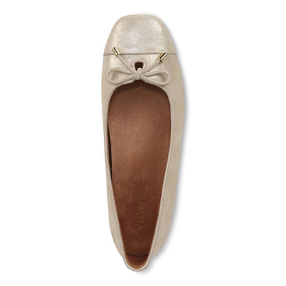Klara Ballet Flat - Gold Leather