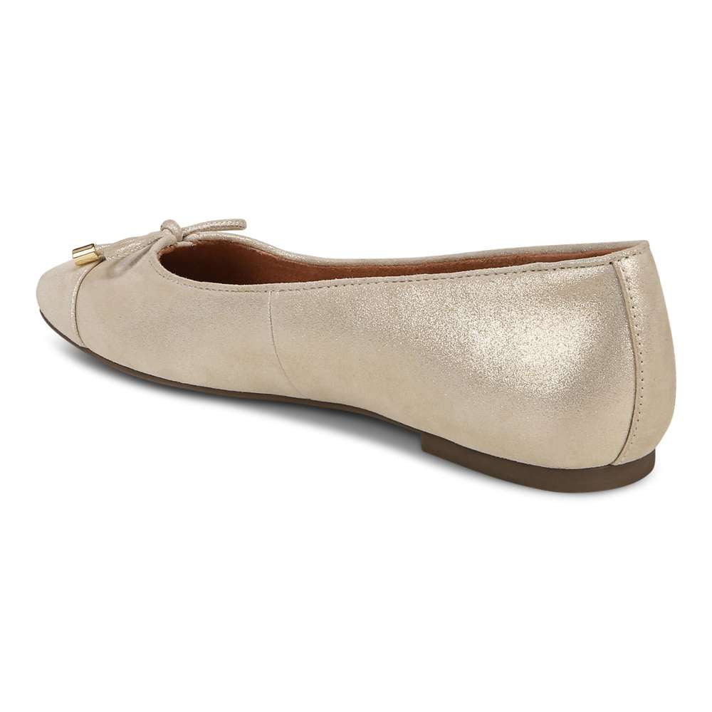 Klara Ballet Flat - Gold Leather