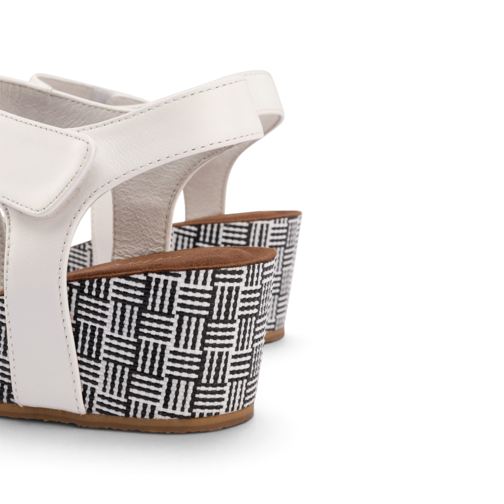 Kyra Wrap Wedge - White