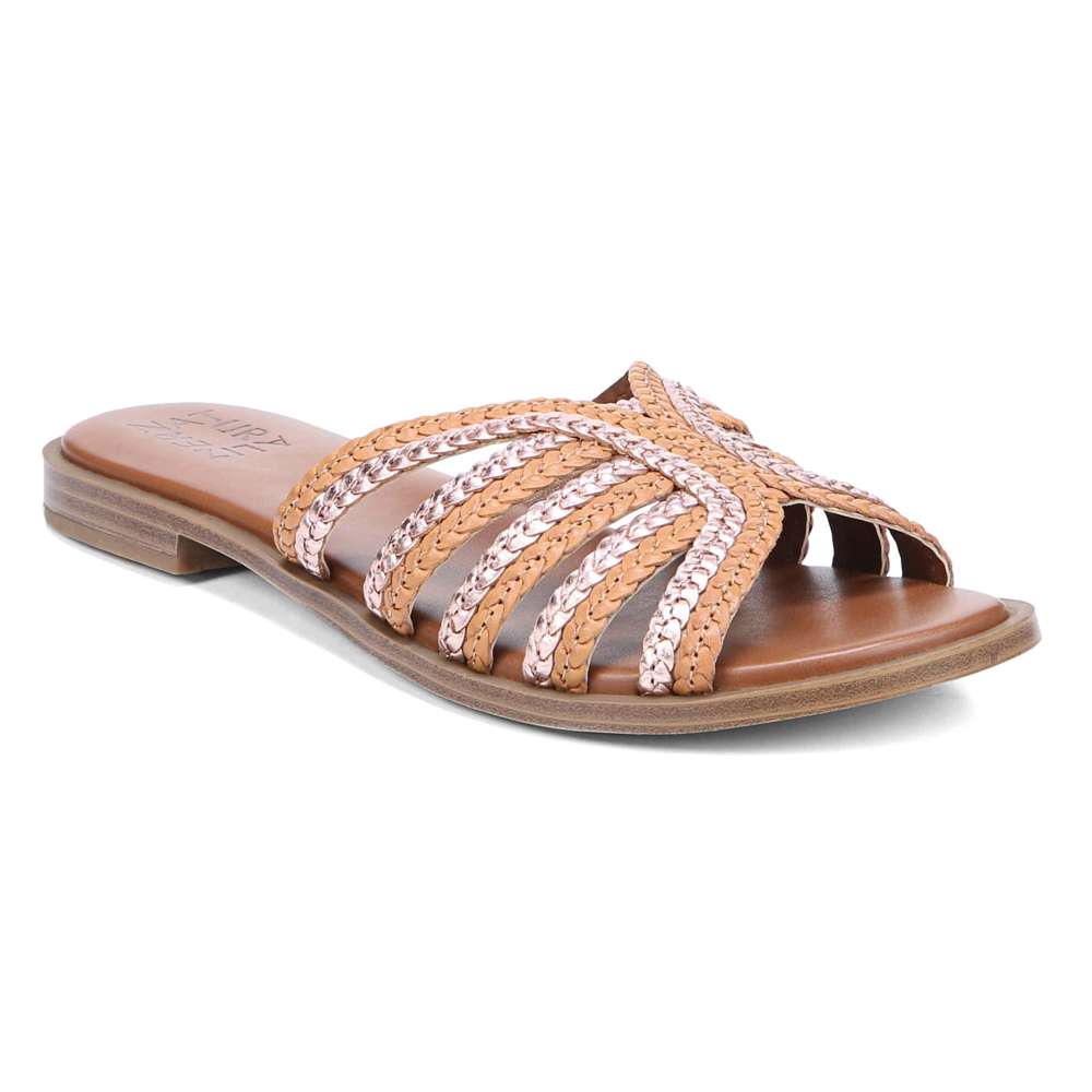 Lane Slide - Tan Multi