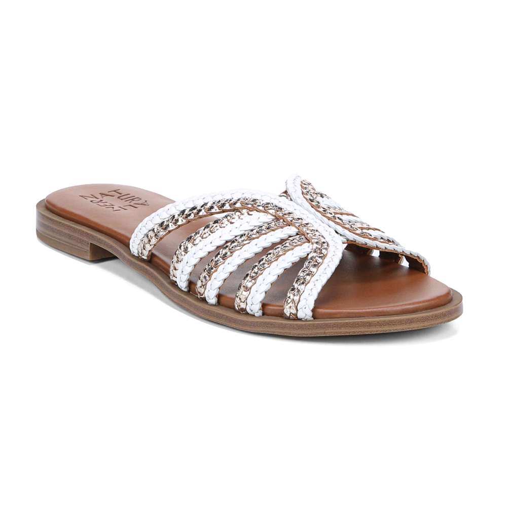 Lane Slide - White Multi